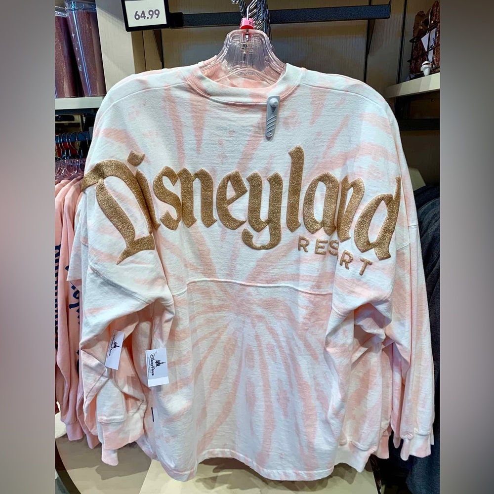 Rare Disneyland Tie-Dye Briar Rose Gold Spirit Jersey XS worn 1 time!